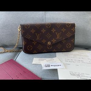 Louis Vuitton # M61276 PO.FELICIE GM MNG FUCHS